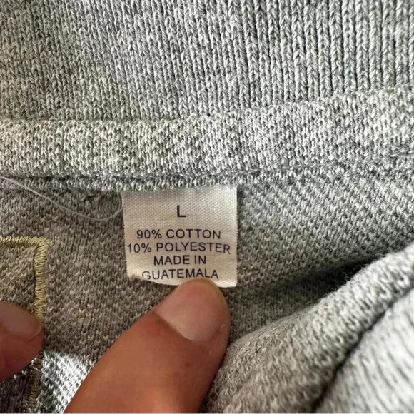 Nebraska Cornhuskers AS Sports Men's Gray Cotton Polo Size Large Shirt - Picture 10 of 12